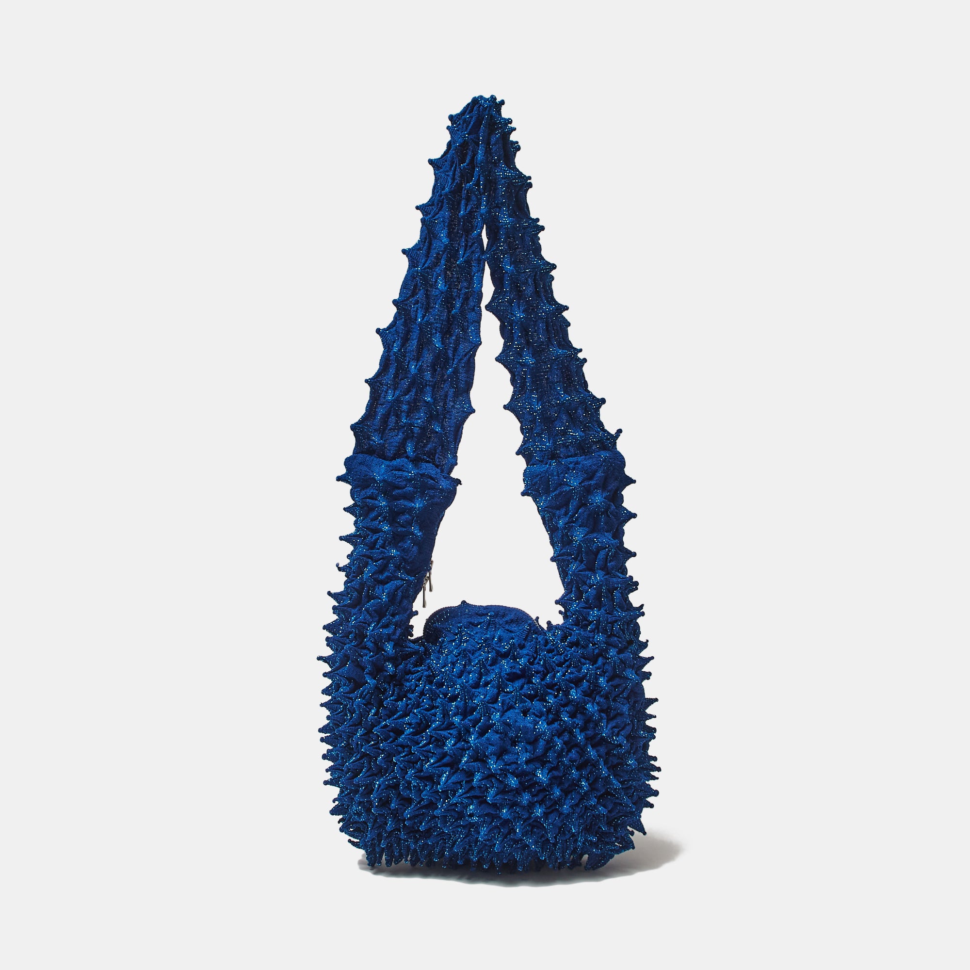 Spiky Shibori Medium Crossbody Bag - Lamé Lace - BUNZABURO