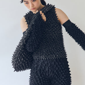 Spiky Shibori Medium Crossbody Bag - Lamé Lace