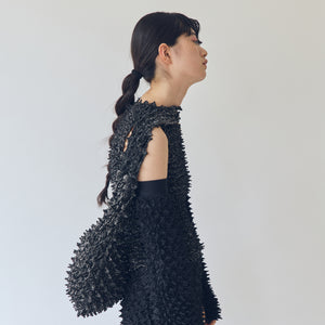 Spiky Shibori Medium Crossbody Bag - Lamé Lace