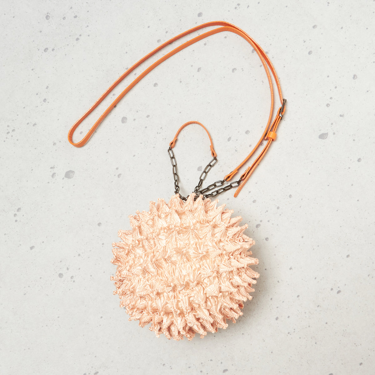 Spiky Shibori Large Charm Shoulder Bag