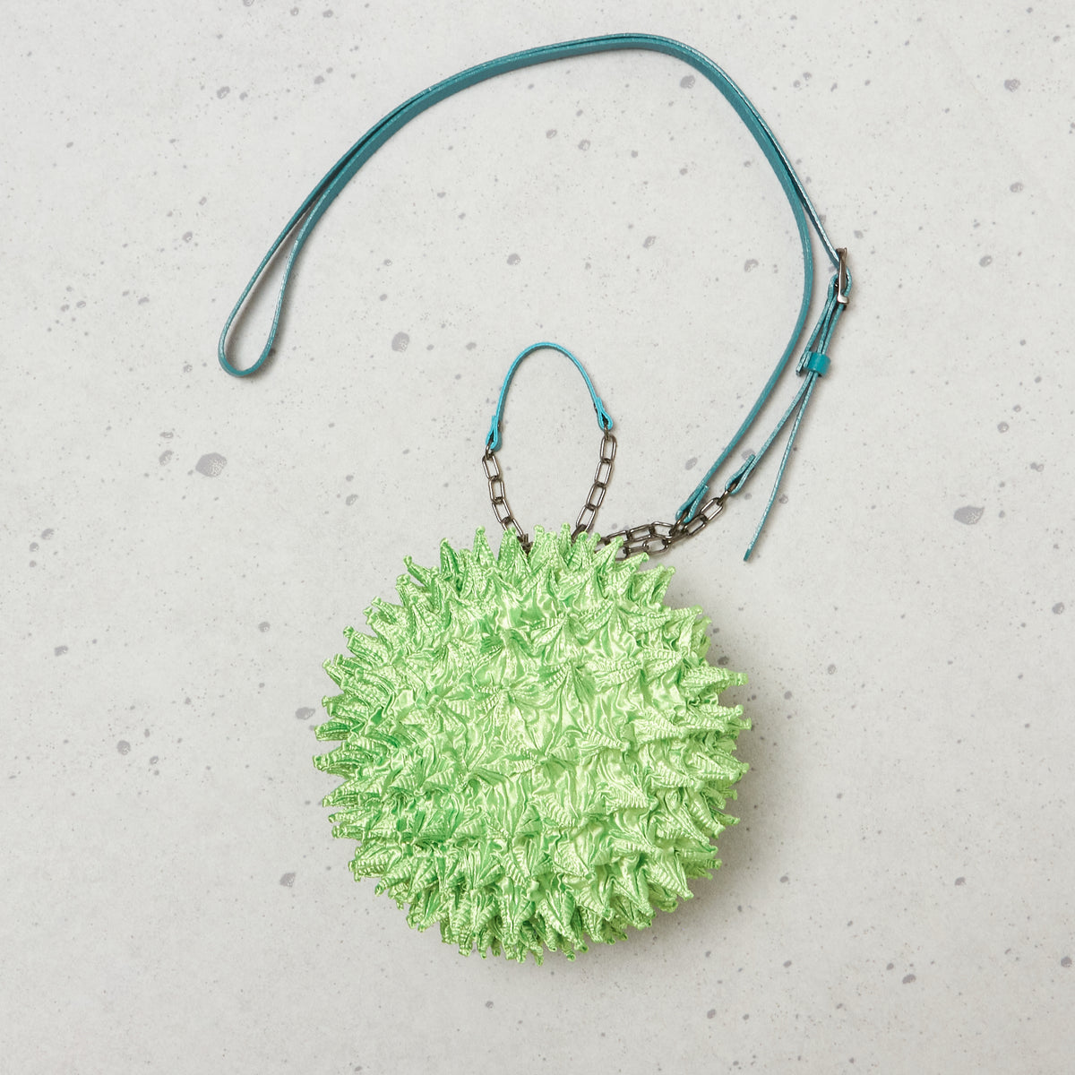 Spiky Shibori Large Charm Shoulder Bag