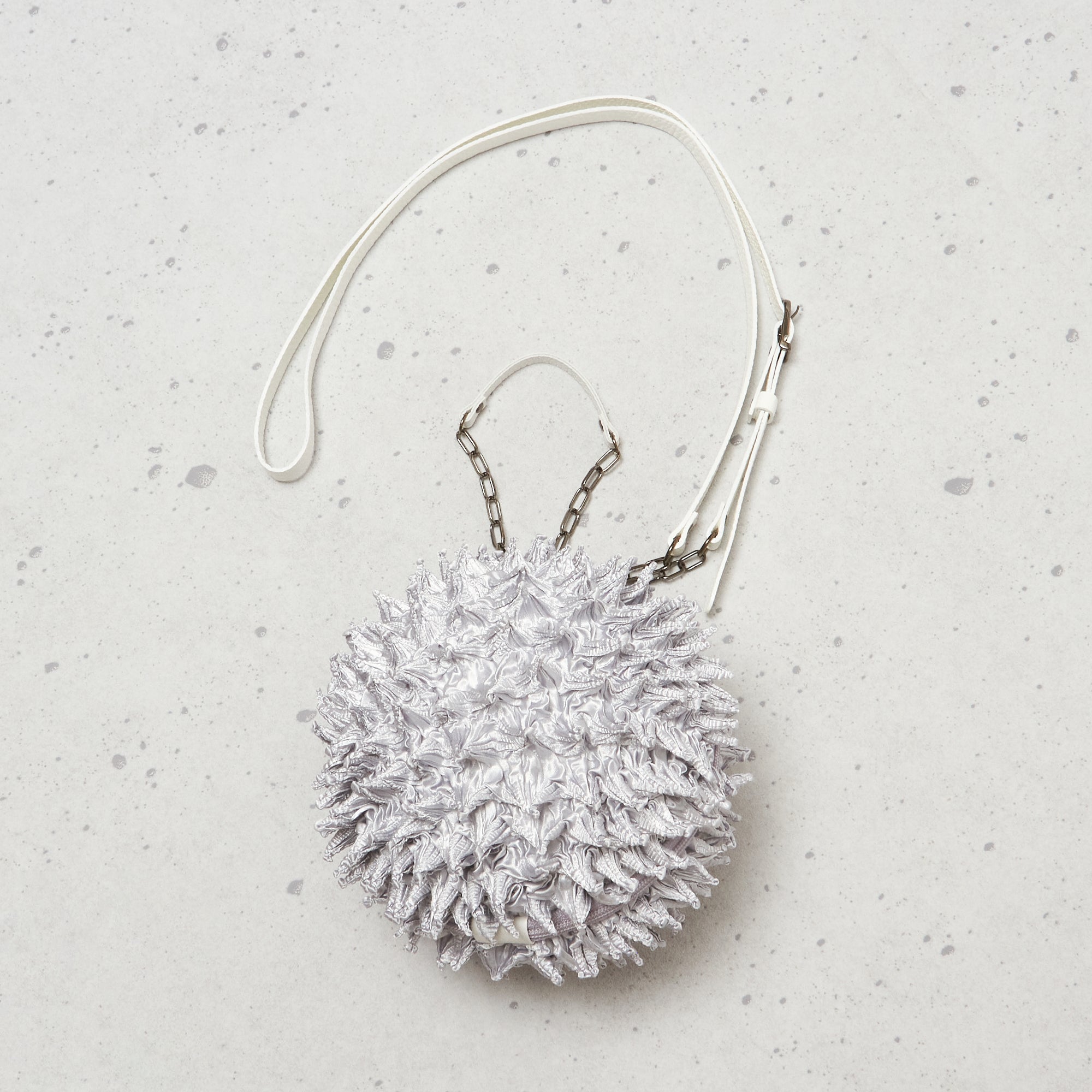 Spiky Shibori Large Charm Shoulder Bag - BUNZABURO