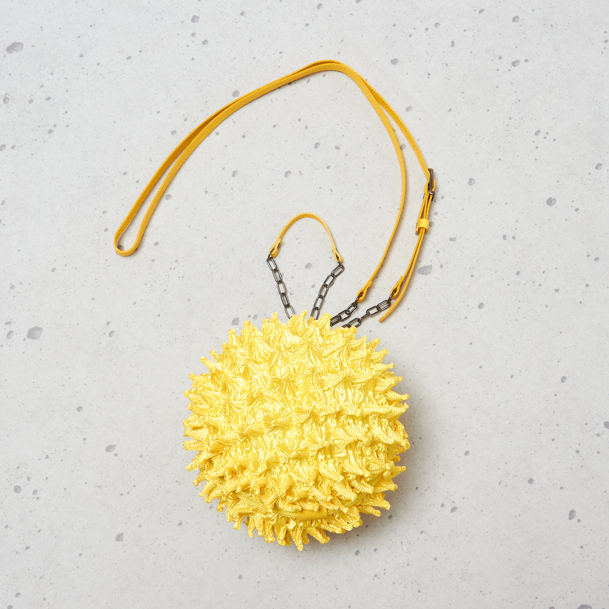Spiky Shibori Large Charm Shoulder Bag