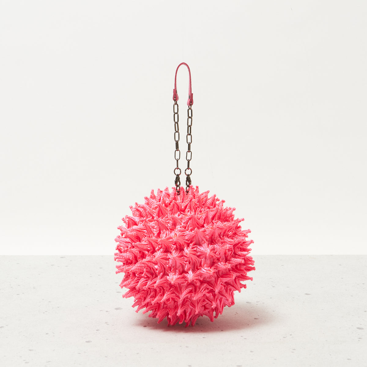 Spiky Shibori Large Charm Shoulder Bag