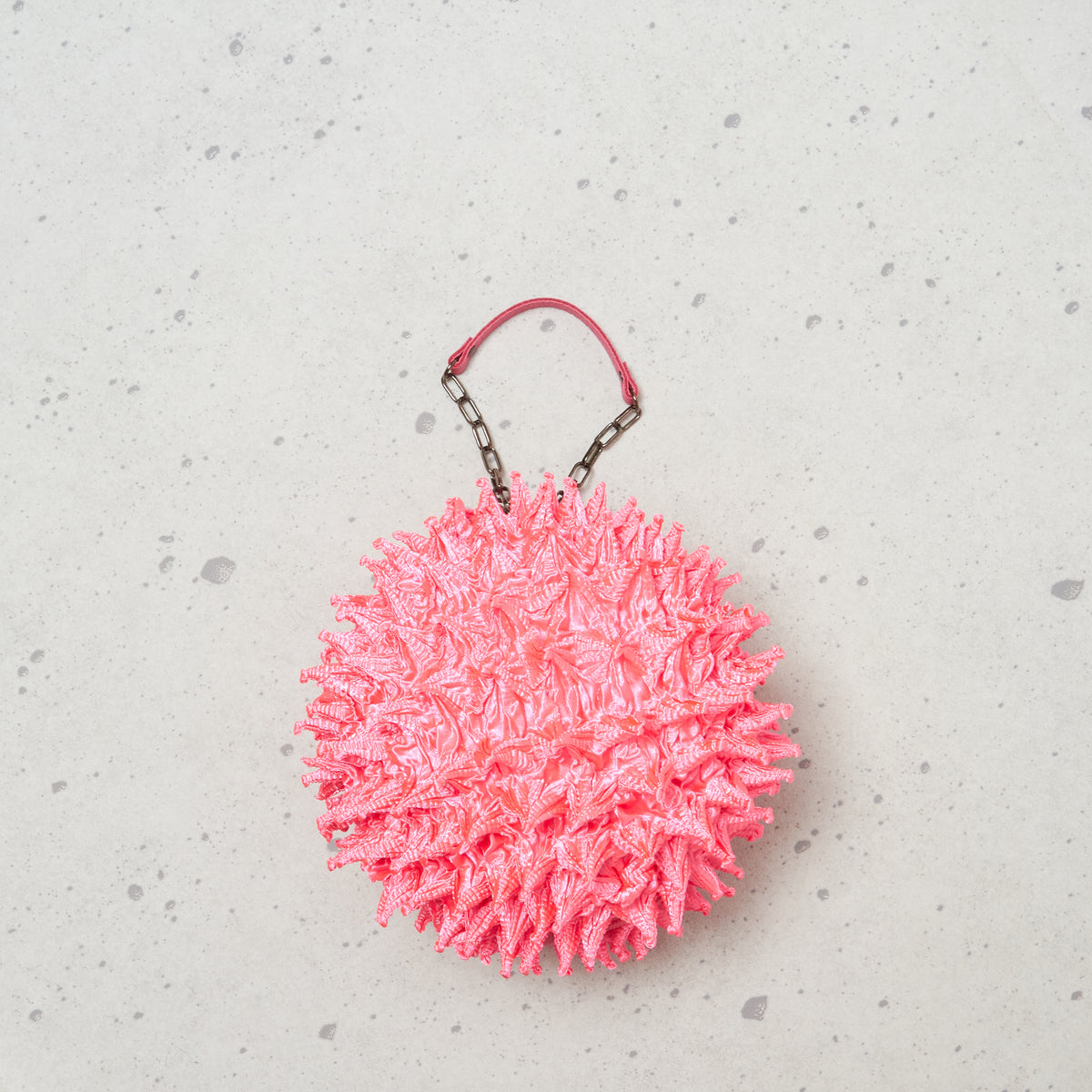 Spiky Shibori Large Charm Shoulder Bag