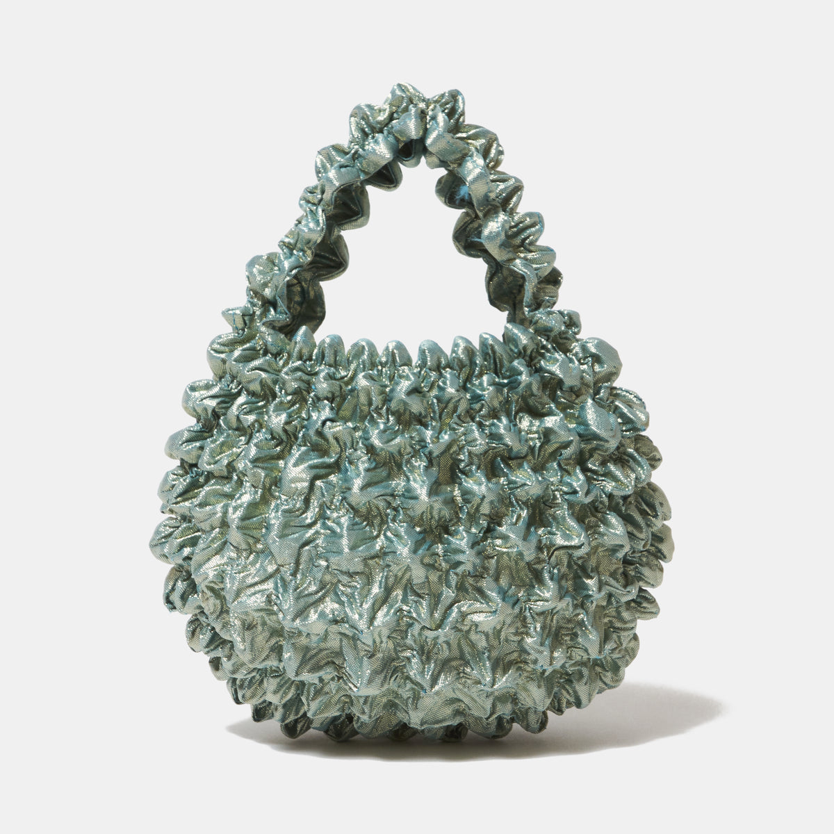 Double Layered Puku-Puku Bag Metallic