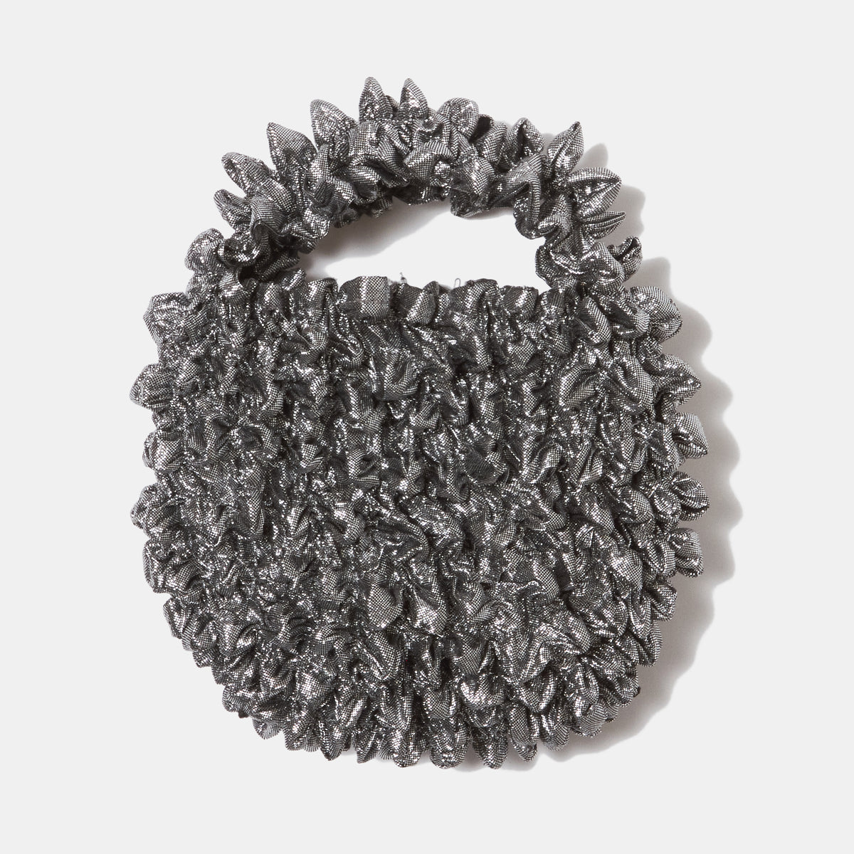Double Layered Puku-Puku Bag Metallic