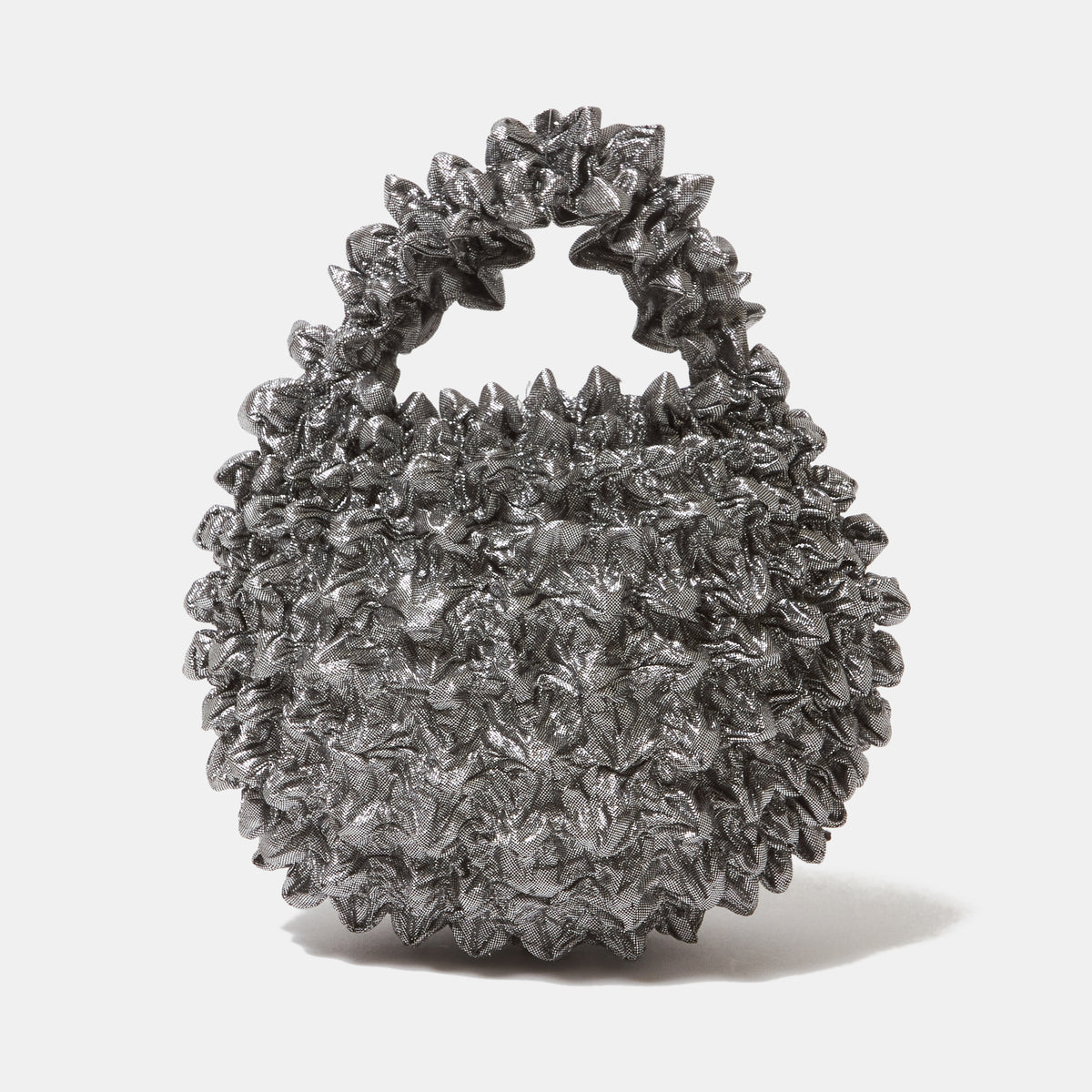 Double Layered Puku-Puku Bag Metallic