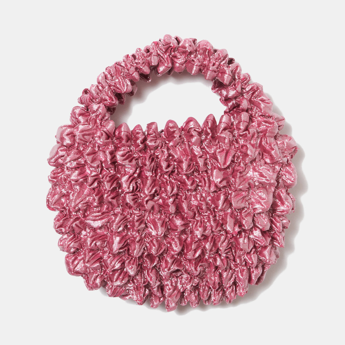 Double Layered Puku-Puku Bag Metallic