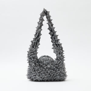 Spiky Shibori Medium Crossbody Bag - Metallic