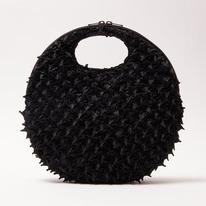 Spiky Shibori Moon Bag