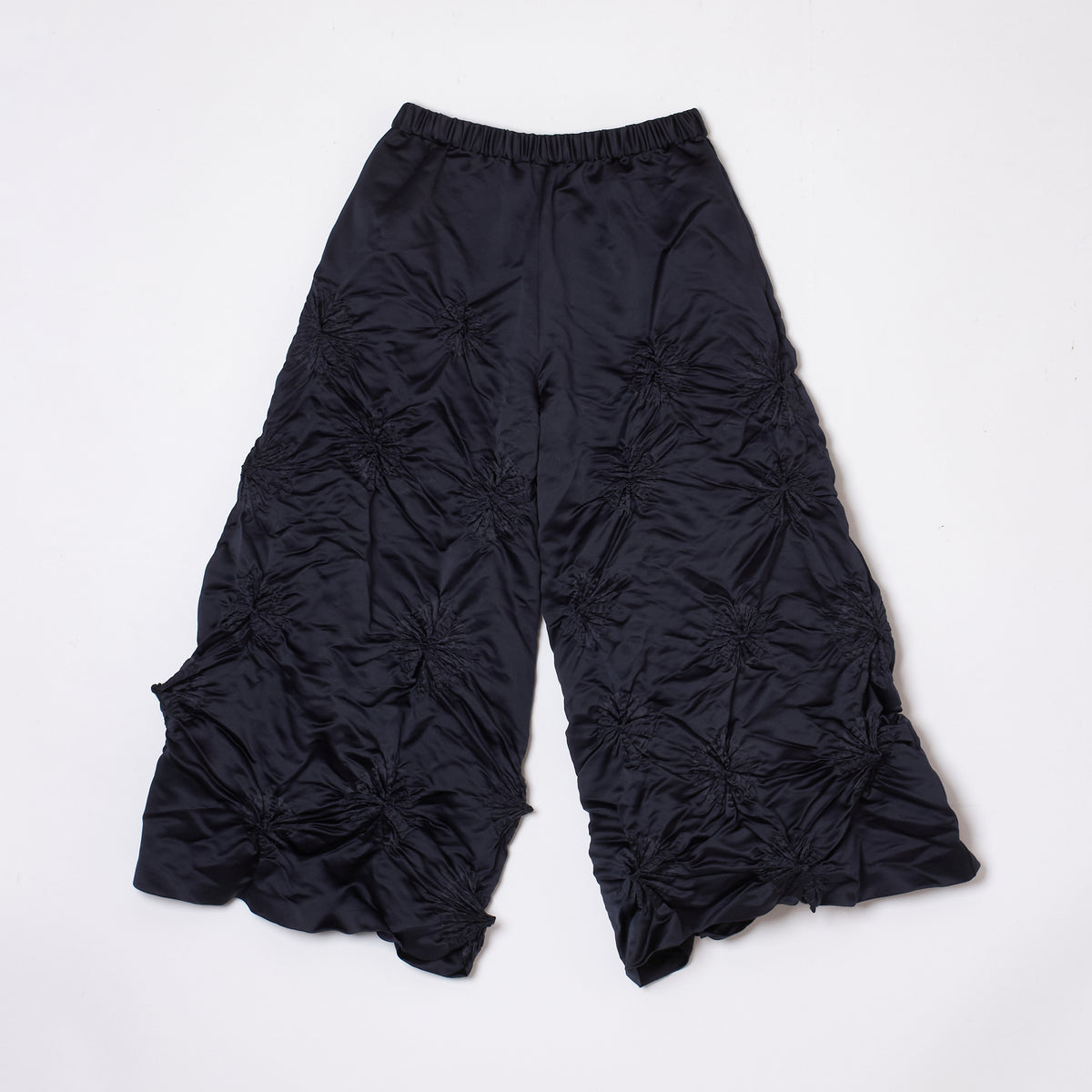 Rolled-up Shibori Pants