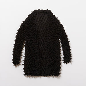 Spiky Shibori Cardigan - Chiffon/Solid Color