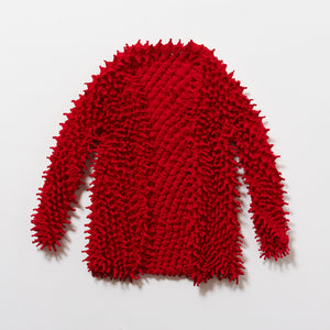 Spiky Shibori Cardigan - Chiffon/Solid Color