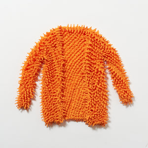 Spiky Shibori Cardigan - Chiffon/Solid Color