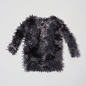 Spicky Shibori Cardigan - Chiffon/"Nijimi" Pattern