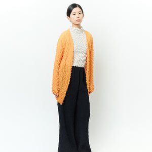 Spiky Shibori Cardigan - Chiffon/Solid Color