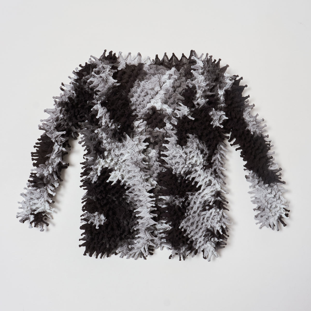 Spicky Shibori Cardigan - Chiffon/"Nijimi" Pattern