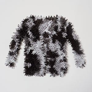 Spicky Shibori Cardigan - Chiffon/"Nijimi" Pattern