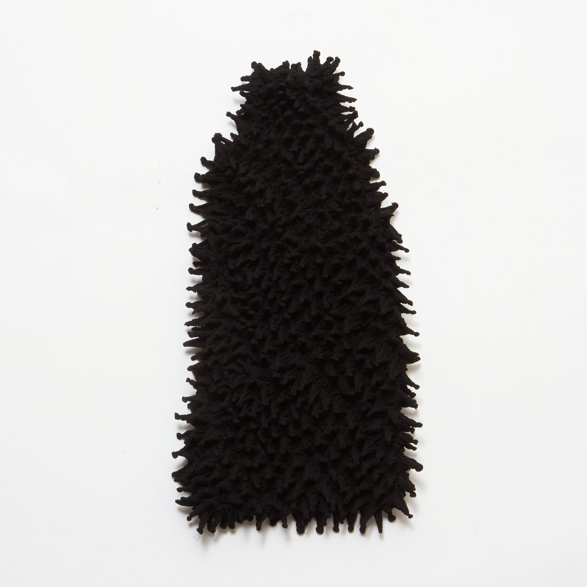 Spiky Shibori Sleeveless Turtleneck Top - Solid Color