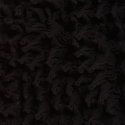 Spiky Shibori Sleeveless Turtleneck Top - Solid Color