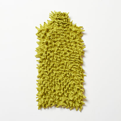 Spiky Shibori Sleeveless Turtleneck Top - Solid Color