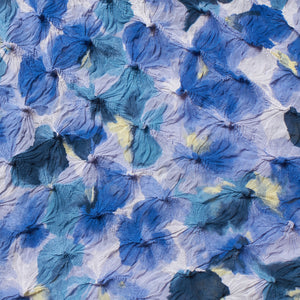 Spiky Shibori Sleeveless Turtleneck Top - Chiffon, Tie-Dye