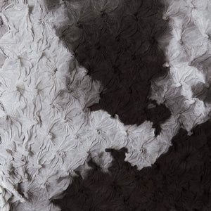  Spiky Shibori Cropped Cardigan - Chiffon/"Nijimi" Pattern