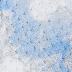  Spiky Shibori Cropped Cardigan - Chiffon/"Nijimi" Pattern