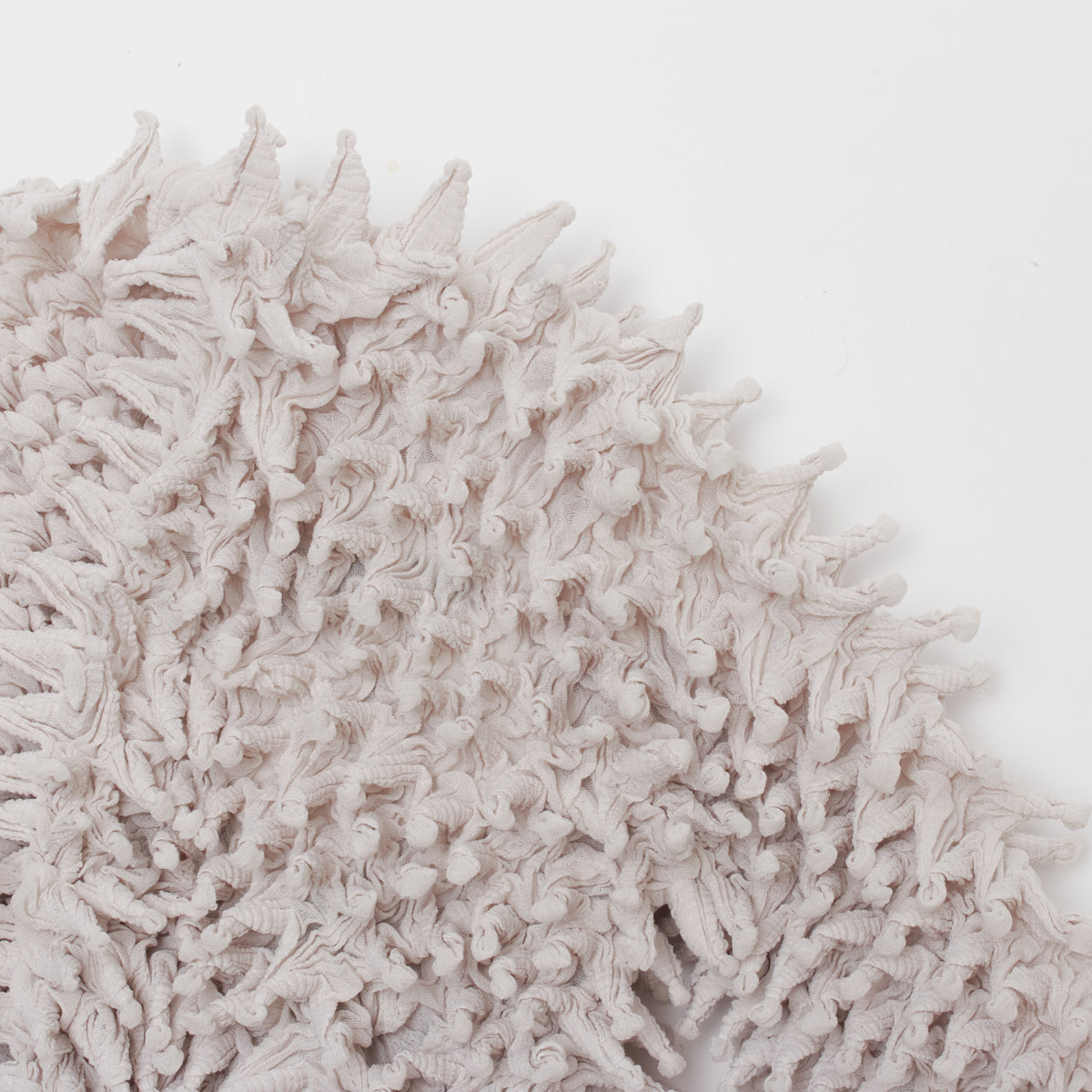  Spiky Shibori Cropped Cardigan - Chiffon/Solid Color