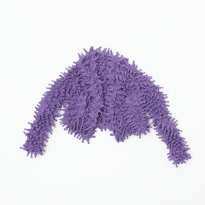  Spiky Shibori Cropped Cardigan - Chiffon/Solid Color