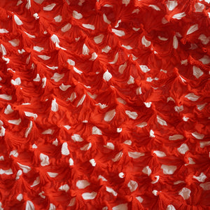 Spiky Shibori Cropped Cardigan - Chiffon/Dot Pattern