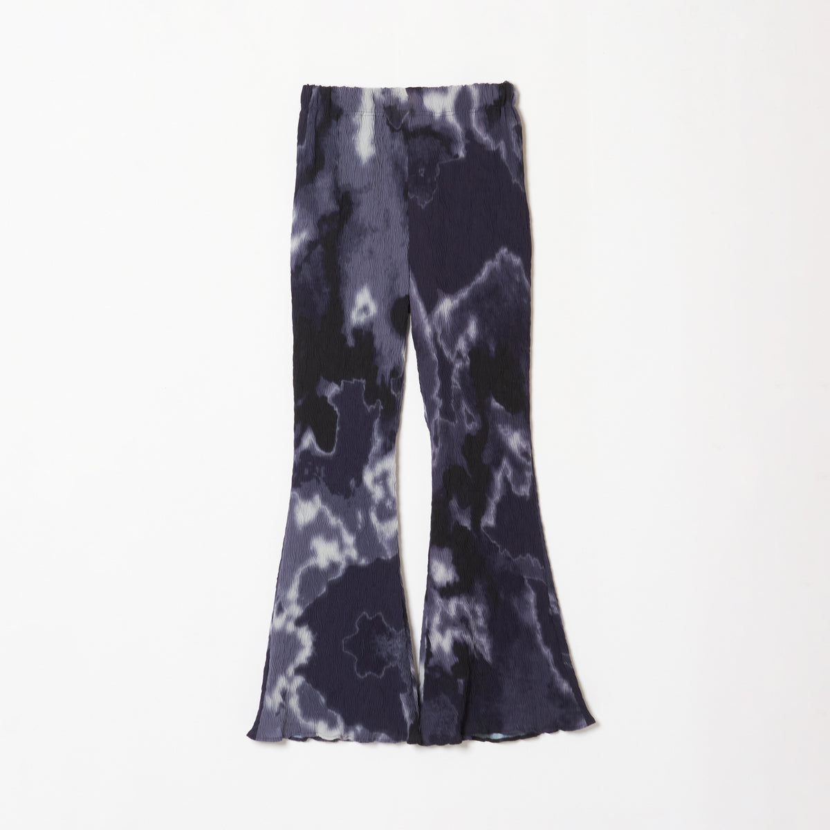 Wavy Pants with a "Nijimi" Pattern