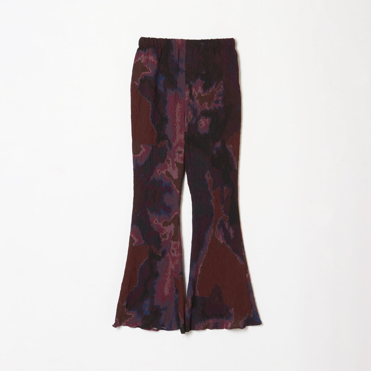 Wavy Pants with a "Nijimi" Pattern