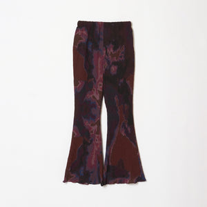 Wavy Pants with a "Nijimi" Pattern