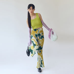 Wavy Pants with a "Nijimi" Pattern