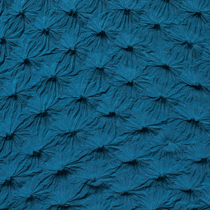 Spiky Shibori Long Sleeve Tops - Crepe de Chine/Solid Color