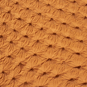 Spiky Shibori Long Sleeve Tops - Crepe de Chine/Solid Color