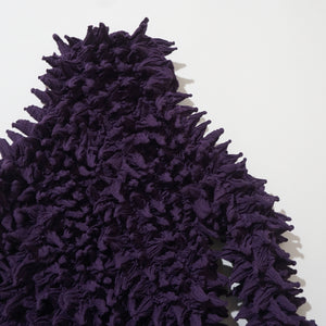 Spiky Shibori Long Sleeve Tops - Crepe de Chine/Solid Color