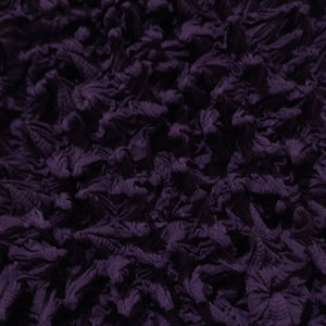 Spiky Shibori Long Sleeve Tops - Crepe de Chine/Solid Color