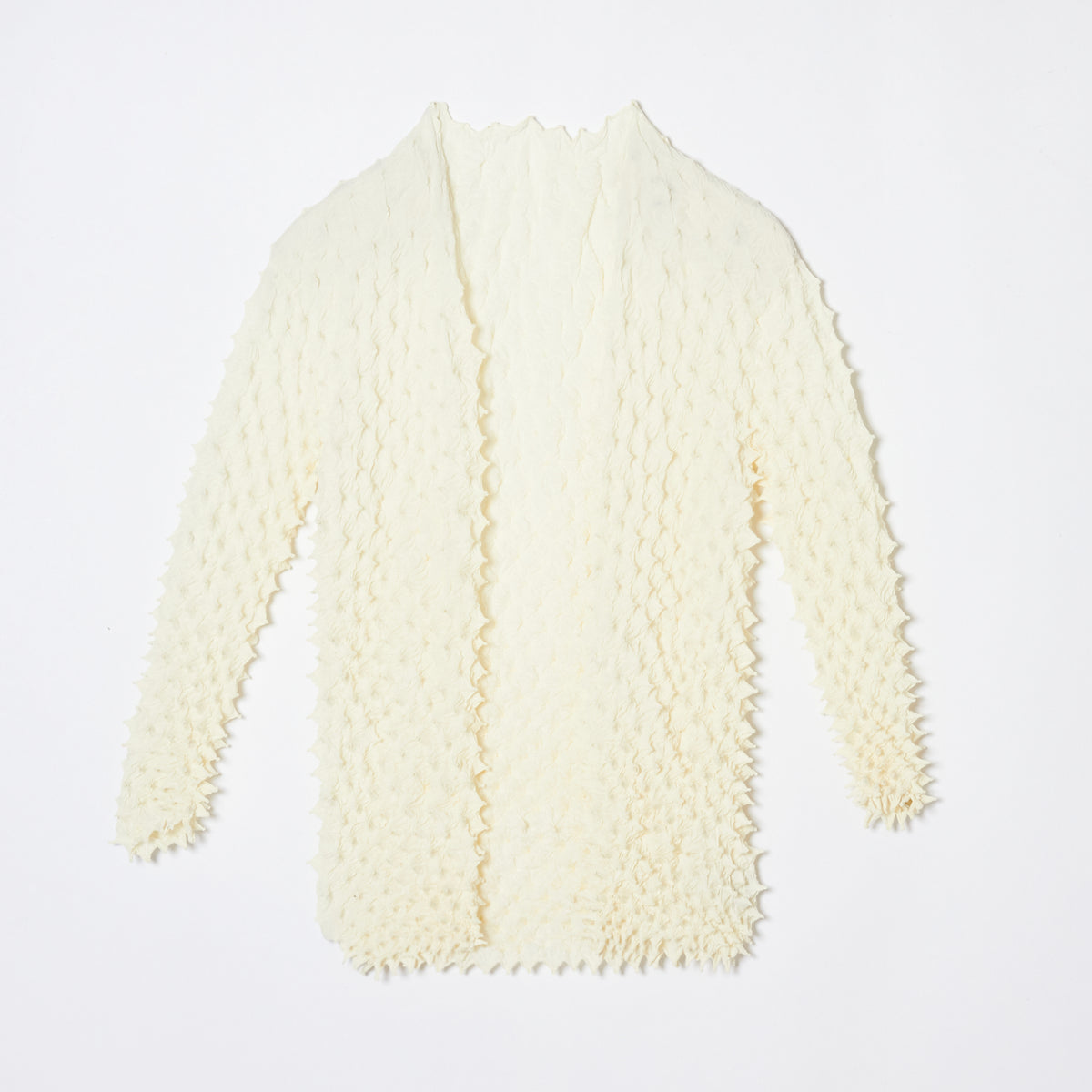 ツンツンのカーディガン デシン/無地