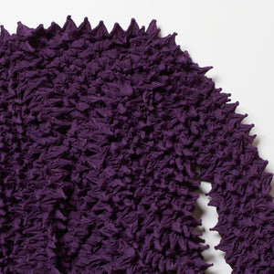 Spiky Shibori Cardigan - Crepe de Chine/Solid Color
