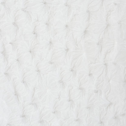 Spiky Shibori Puff Sleeve Top - Chiffon/Solid Color