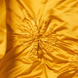 Rolled-up Shibori Skirt