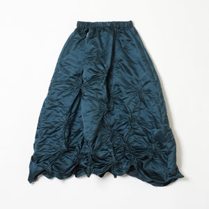 Rolled-up Shibori Skirt
