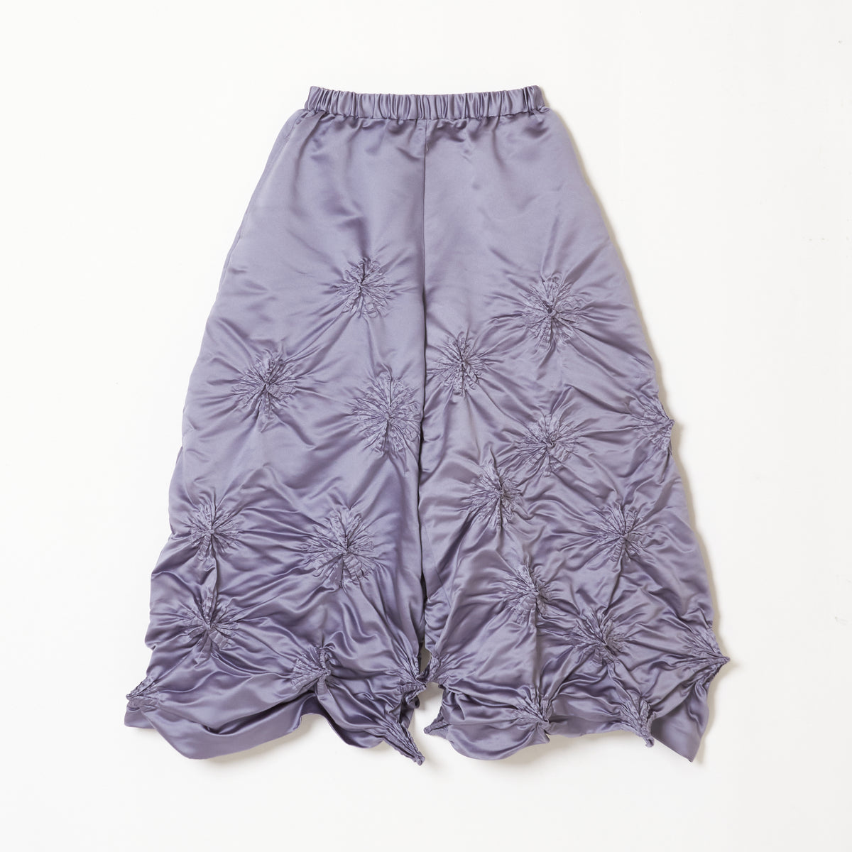 Rolled-up Shibori Pants