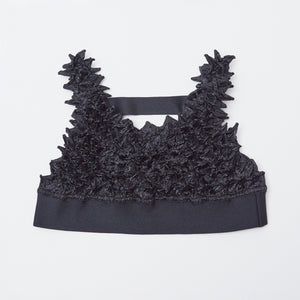 Spiky Shibori Bra-Top Solid Color