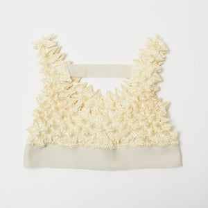 Spiky Shibori Bra-Top Solid Color