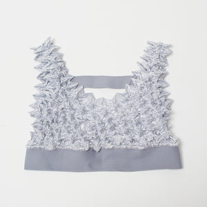 Spiky Shibori Bra-Top Solid Color