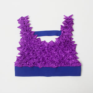 Spiky Shibori Bra-Top Solid Color